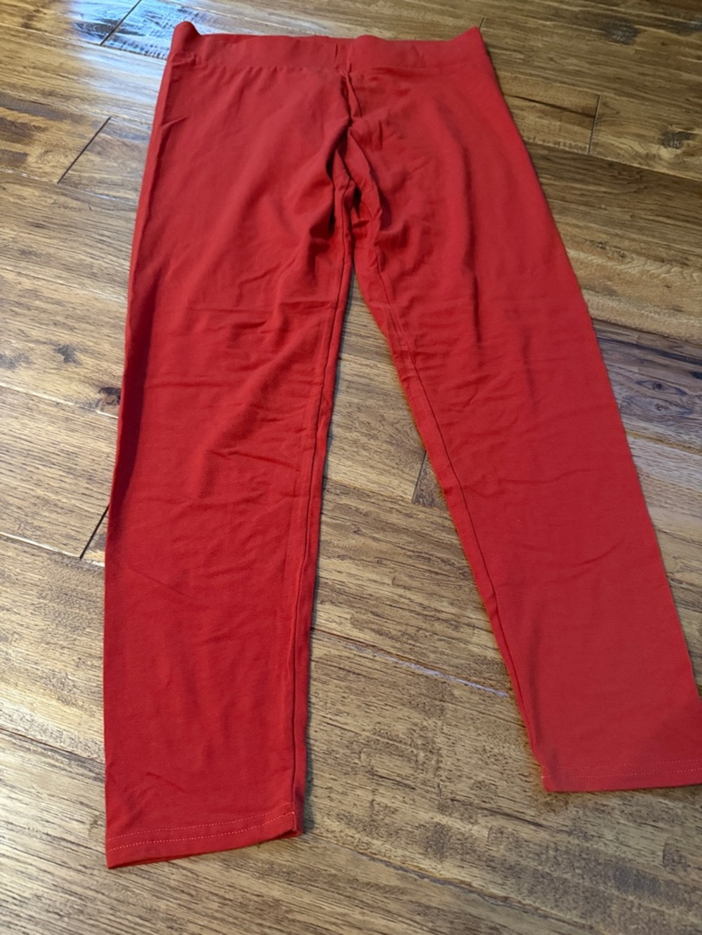 High-Waist Red/Orange Leggings